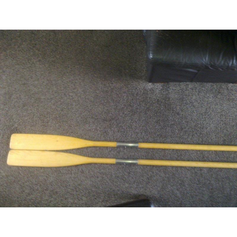 i pair of 6 foot wooden oars in very good condition