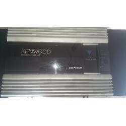 Fusion double bass box kenwood 1200watt mono amp