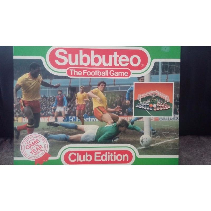 SUBBUTEO TABLE FOOTBALL - RETRO 1980'S EDITION - STILL SEALED NEW INSIDE!!