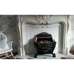 Beautiful French ornate fireplace