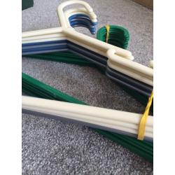 FREE: 18 plastic hangers