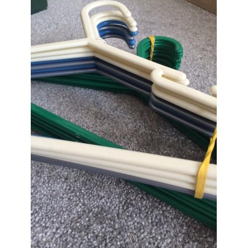 FREE: 18 plastic hangers