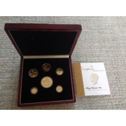KING EDWARD Vlll 1936 GOLD STRIKE PATTERN COLLECTORS SET OF COINS