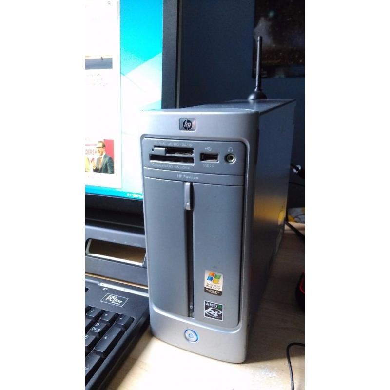 HP Pavilion Slimline s7510uk Desktop PC with Sony SDM-E96D 19'' LCD monitor