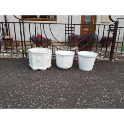 Decorative Flower Pots (set of 3)