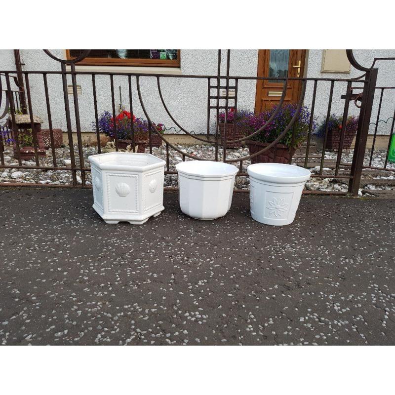 Decorative Flower Pots (set of 3)