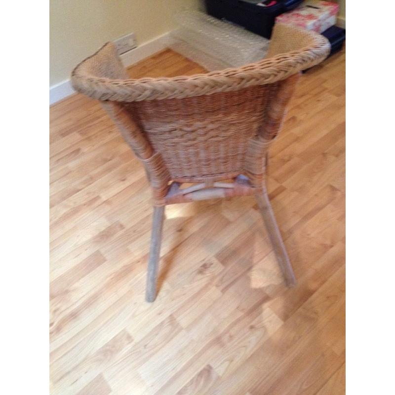 Wicker Chair For Sale