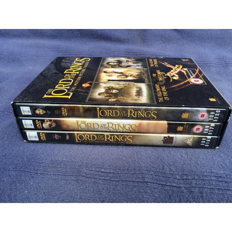 LORD OF THE RINGS MOTION PICTURE TRILOGY