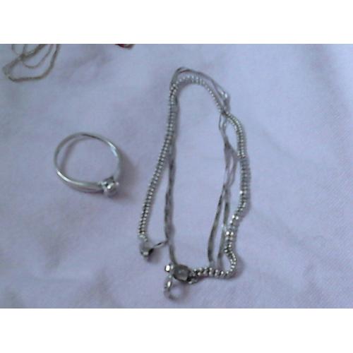 white gold items for wear repair or scrap