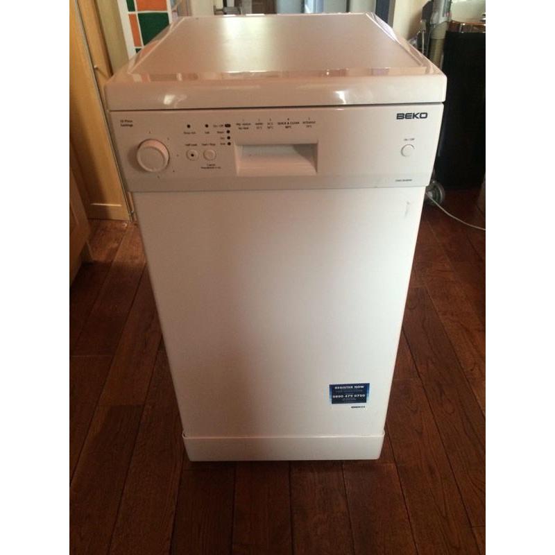 Beko slimline dishwasher