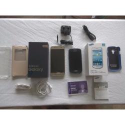Samsung Galaxy S7 Gold Platinum 64GB Memory Unlocked To All Network And Samsung Galaxy S3 Mini