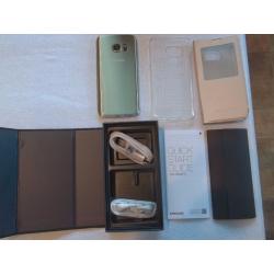 Samsung Galaxy S7 Gold Platinum 64GB Memory Unlocked To All Network And Samsung Galaxy S3 Mini