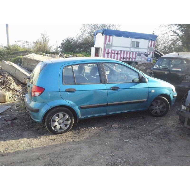 BREAKING HYUNDAI GETZ - HYUNDAI GETZ CAR PARTS SPARES BREAKING