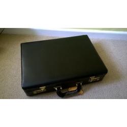Genuine Leather Briefcase - Black