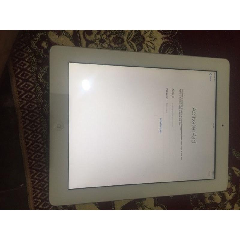 Apple iPad 3rd generation 32gb wifi and sim I cl0000uuddd email lock