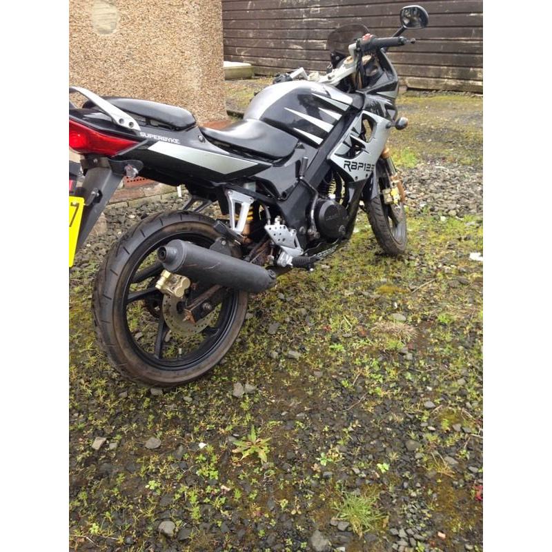 125cc road bike learner bike