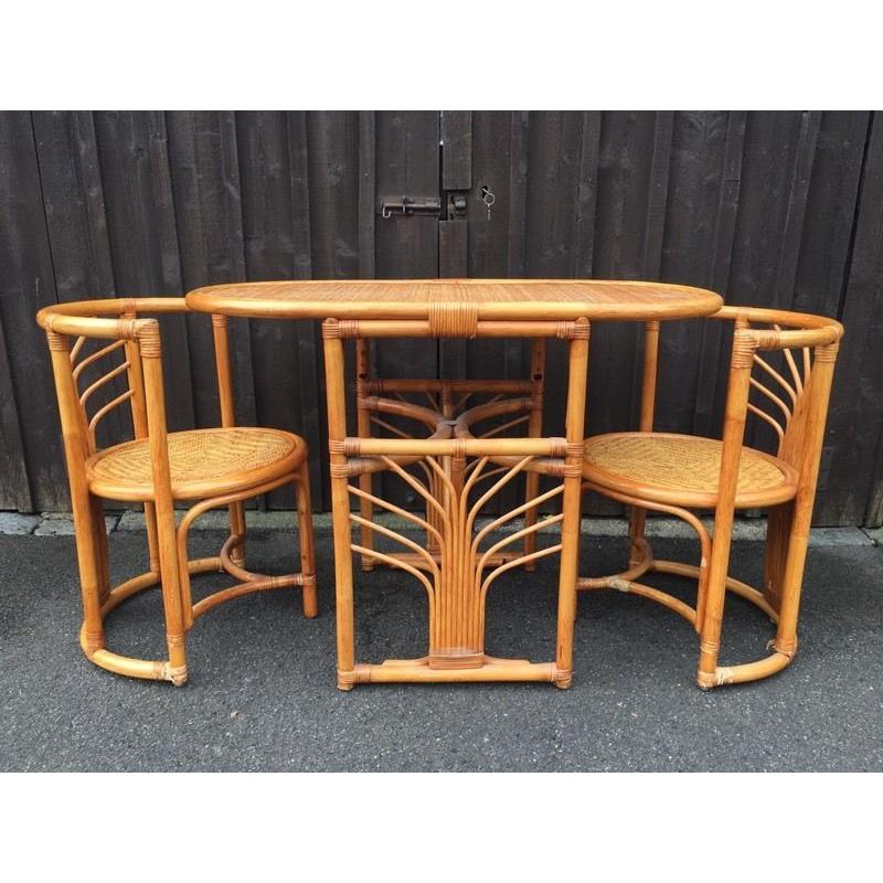 Cane Table & Chairs ( Can Deliver )