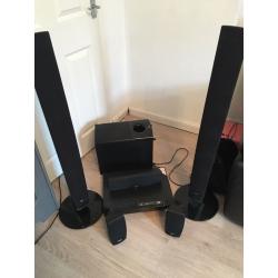 LG surround sound system with DVD player