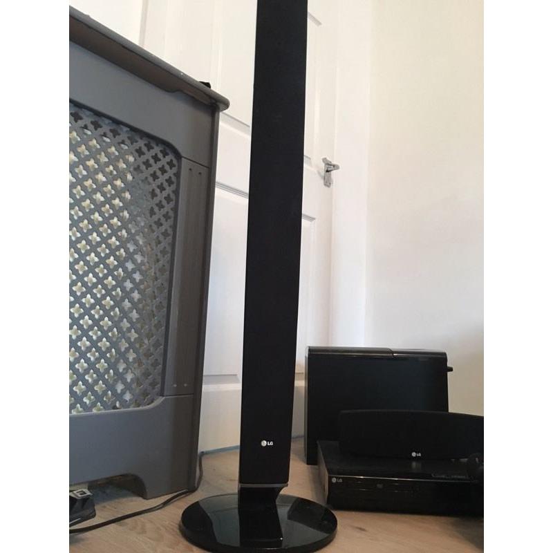 LG surround sound system with DVD player