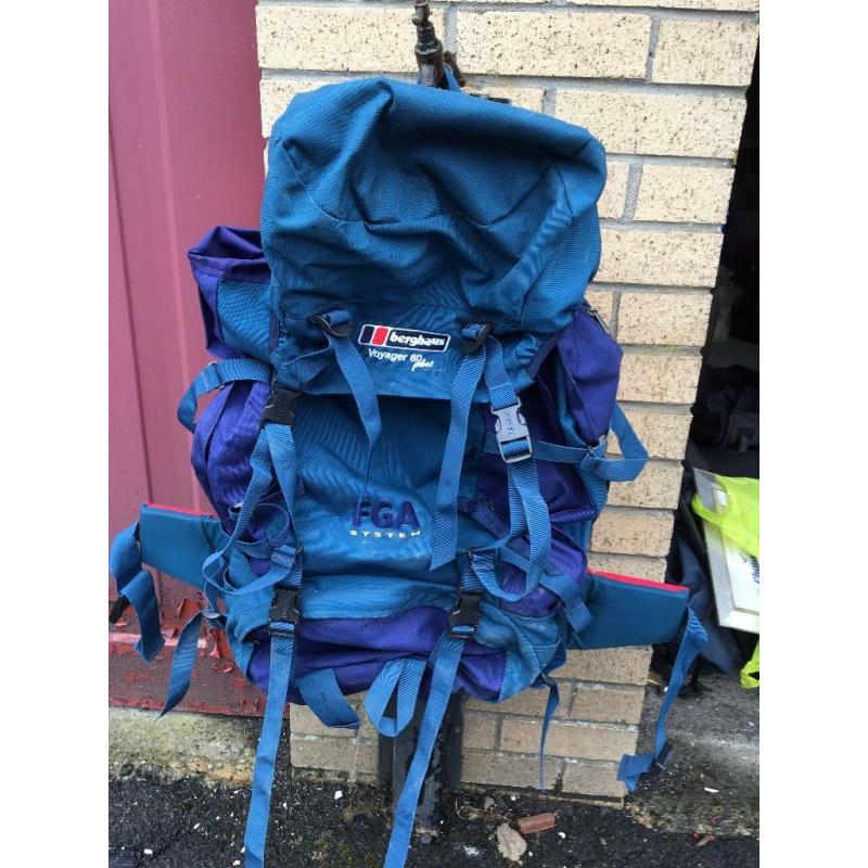 Berghaus Voyager 60 litre rucksack.