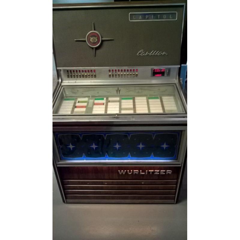 Rare Wurlitzer original jukebox, unrestored, complete.