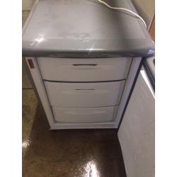 Silver 3 draw freezer nice condition