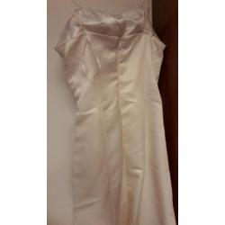 Vintage ivory size 14 zip up wedding dress