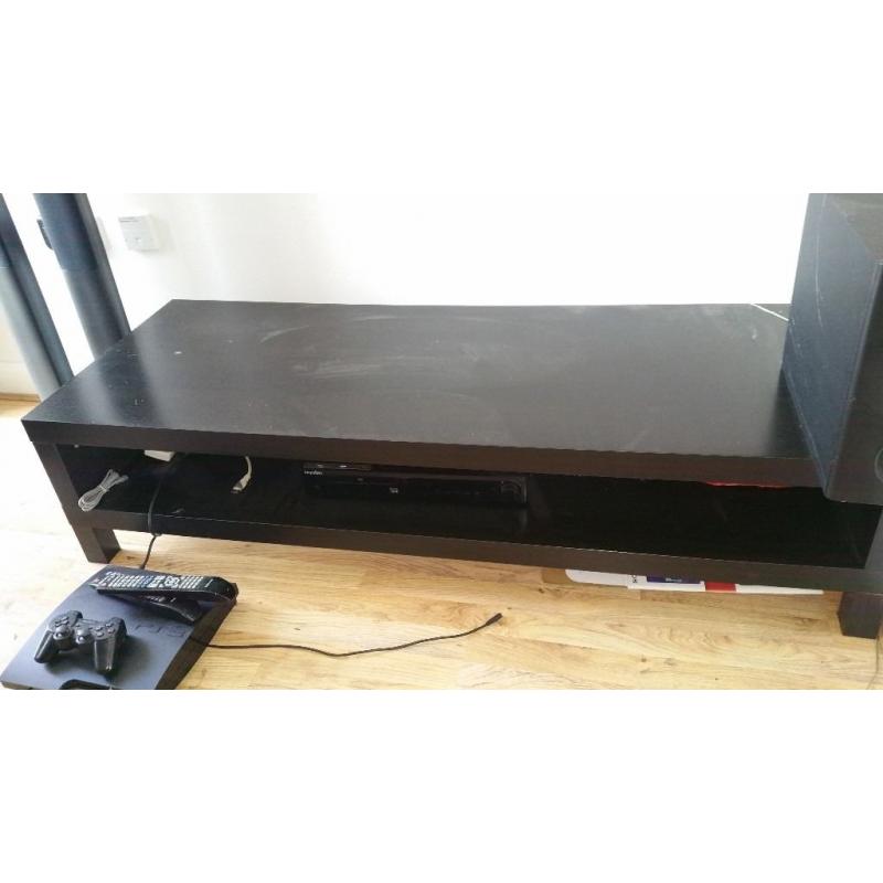 Ikea Lack TV Bench in black/brown effect veneer