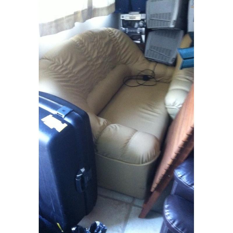 Three piece sofa set