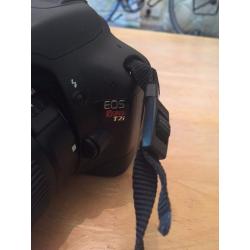 Canon EOS Rebel T2i (550d) + Batteries, case, fisheye lens, 50mm prime lens, videolight & more