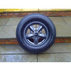 ALLOYS X 5 OF 16 INCH GENUINE DISCOVERY 2/RANGEROVER FULLY POWDERCOATED INA STUNNING ANTHRACITE NICE