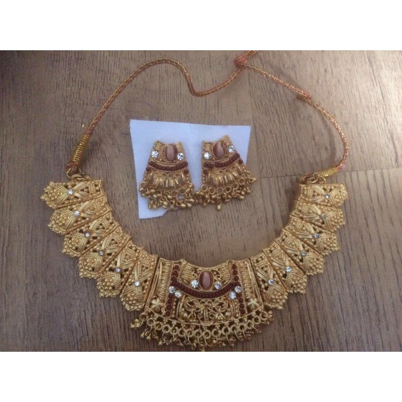 Pakistan necklace and earrings for sale
