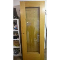 Glazed solid pine shaker door DOORSTORE