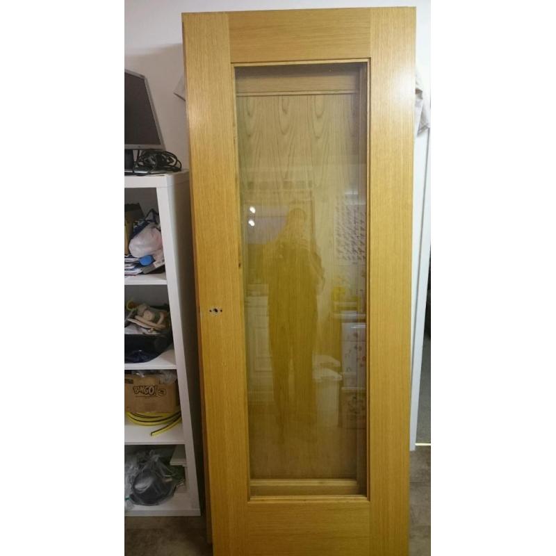 Glazed solid pine shaker door DOORSTORE