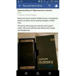 Samsung Galaxy S7 Edge brand new unlocked
