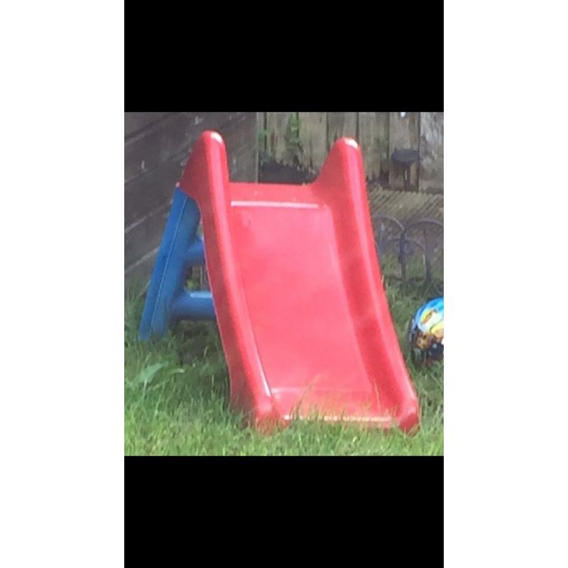 Children's Garden Red Slide
