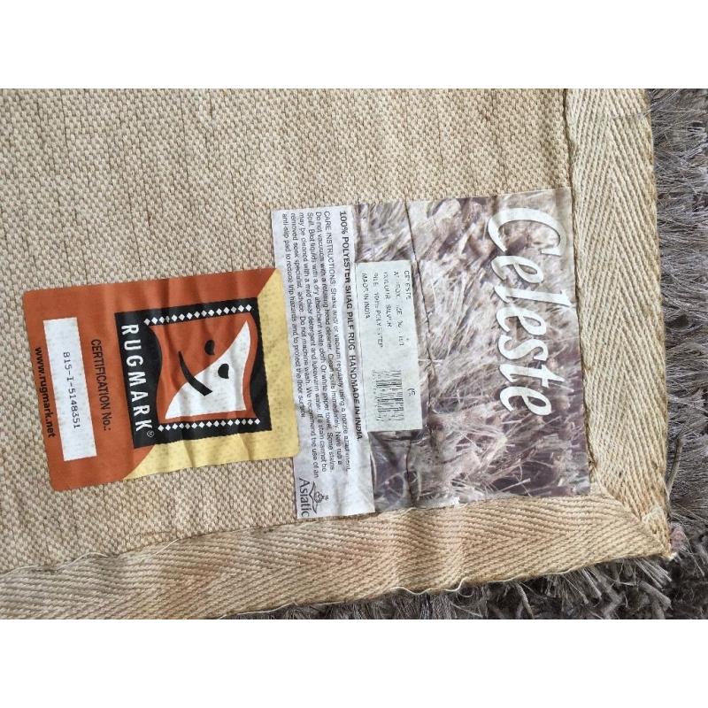 Shaggy rug - grey