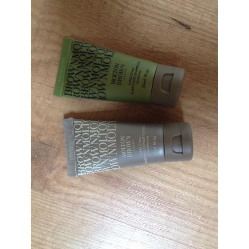 Molten Brown shampoo and conditioner