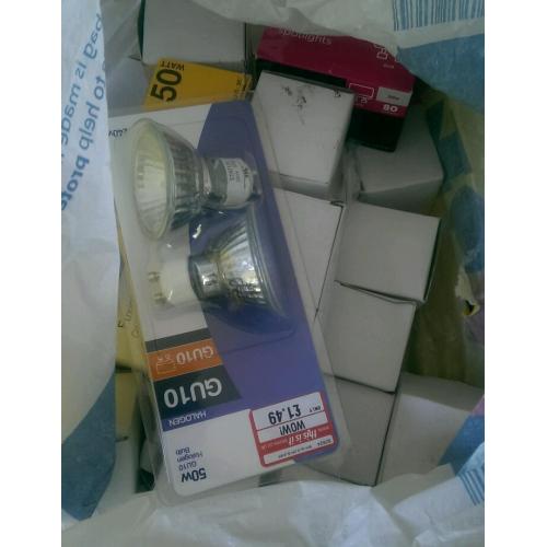 Free GU10 halogen bulbs