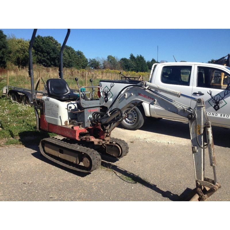 TAKEUCHI 0.8 MICRO DIGGER 2010