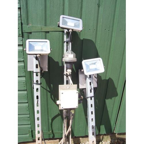 3 Brackenheath exterior spotlamps with photosensor