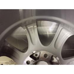Alloys wheels with Michelin tyres