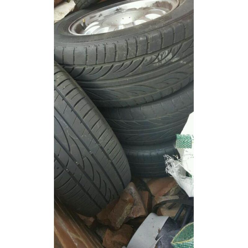 Bmw 15" alloy wheels