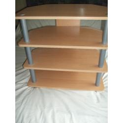 Television Stand and shelves - corner unit