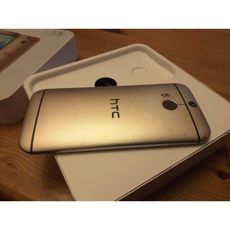 HTC M8 android mobile phone excellent condition with box etc 16gb and 5 inch screen