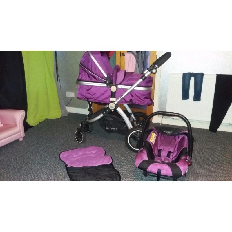 I safe 3 in 1 pram