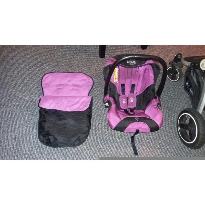 I safe 3 in 1 pram