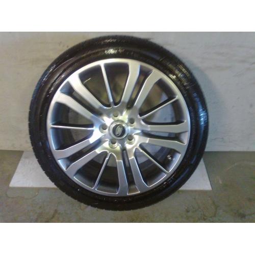 ALLOYS X 4 OF 20 INCH GENUINE RANGEROVER OR DISCOVERY FULLY POWDERCOATED INA STUNNING SHADOW CHROME