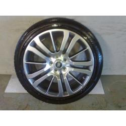 ALLOYS X 4 OF 20 INCH GENUINE RANGEROVER OR DISCOVERY FULLY POWDERCOATED INA STUNNING SHADOW CHROME