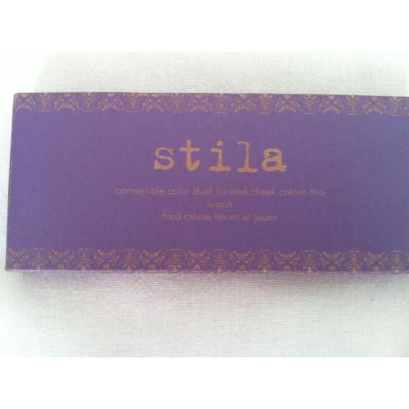 Limited Edition Stila Convertible Dual Lip and Cheek Cream Trio Palette in Warm